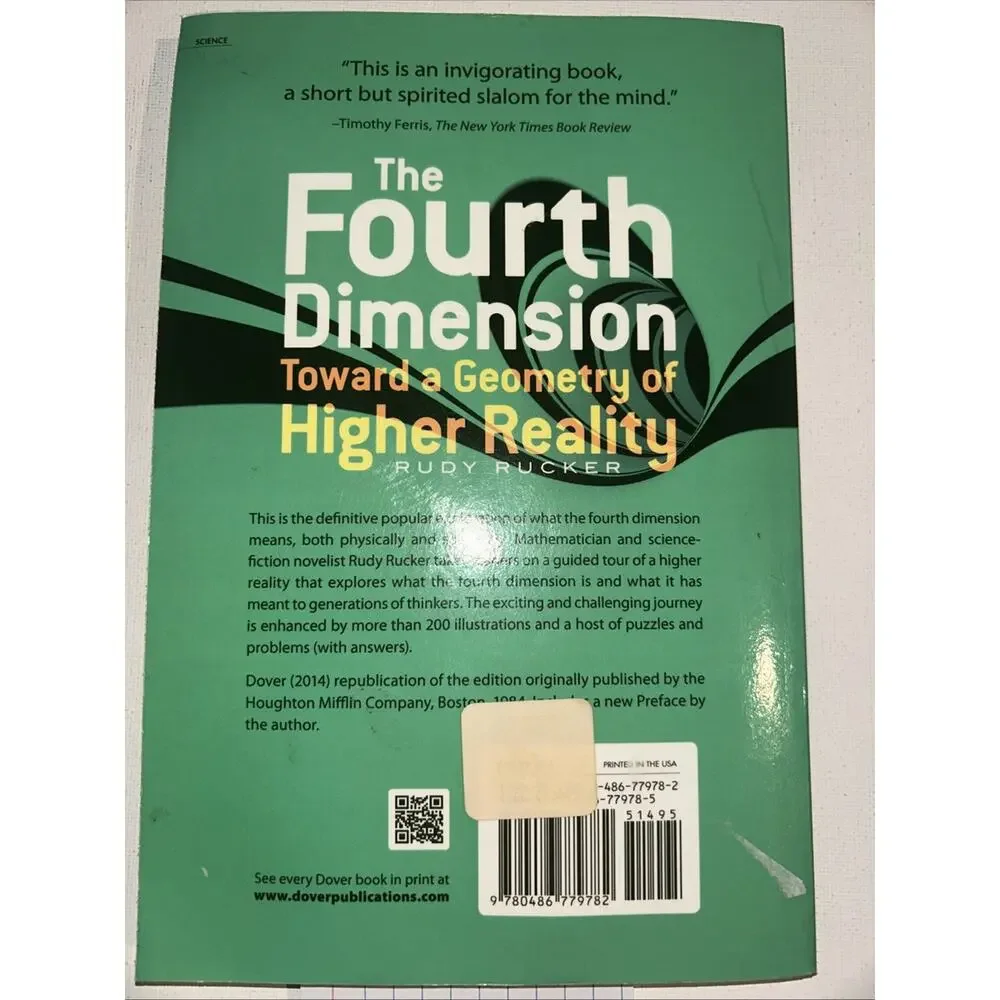 Fourth Dimension : Toward a Geometry of Higher Reality by Rudy Rucker (2014,...